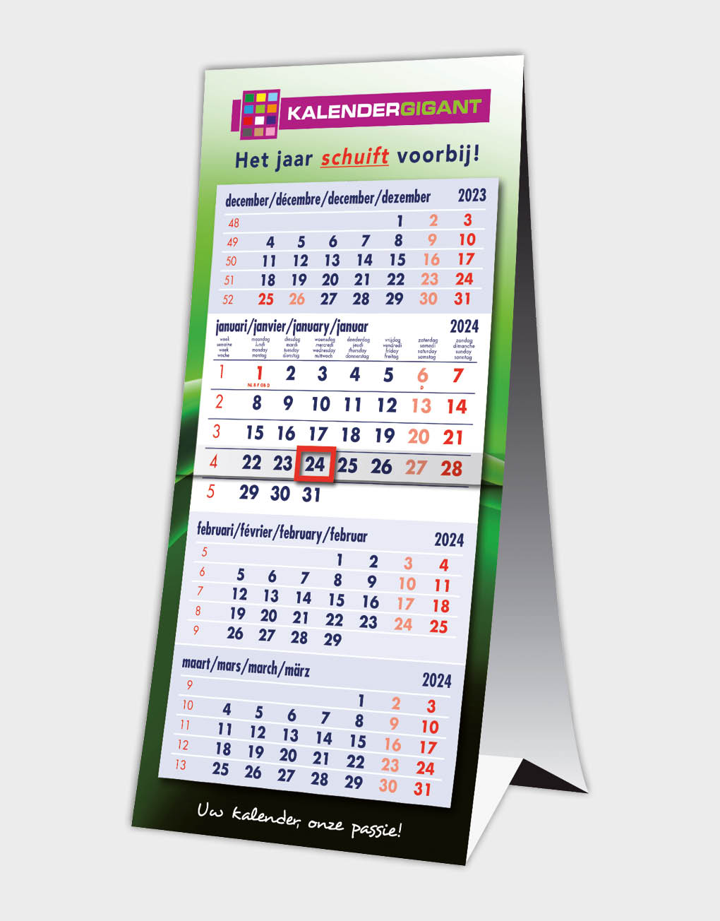 Eerder onderzeeër Parel 4 maanden kalenders 2023 - Kalendergigant